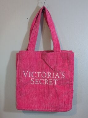 Victoria's Secret Hot Pink Logo Tote
